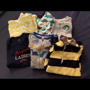 SOLD 6 onesies for the price of one
